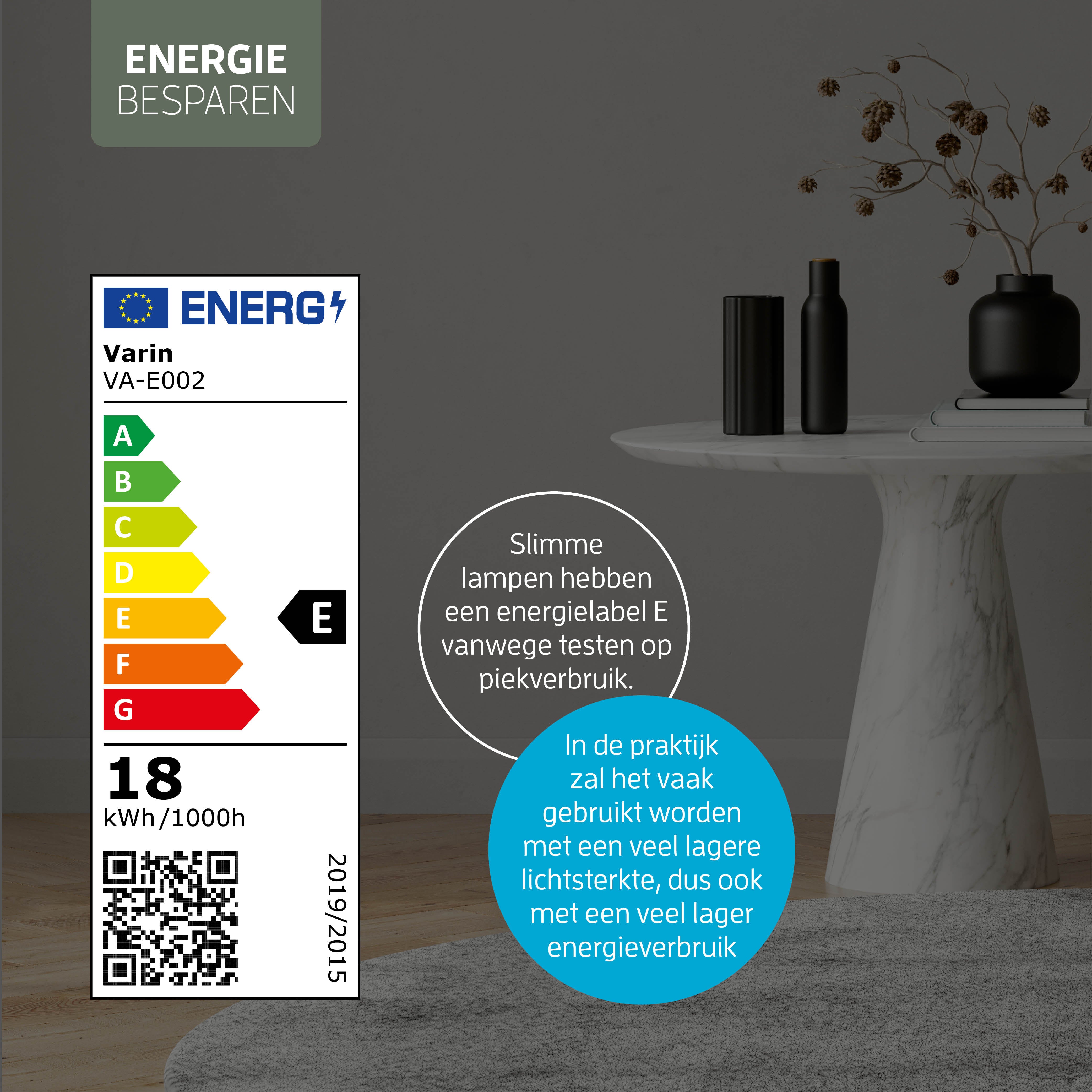 Smart Plafondventilator Zwart/walnoot met Verlichting - 132cm - WiFi